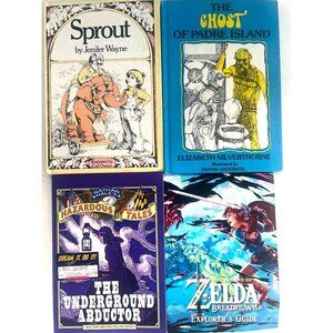 4 Children's Books Various Stories Genres Vintage and Modern‎ Exploration to Fun